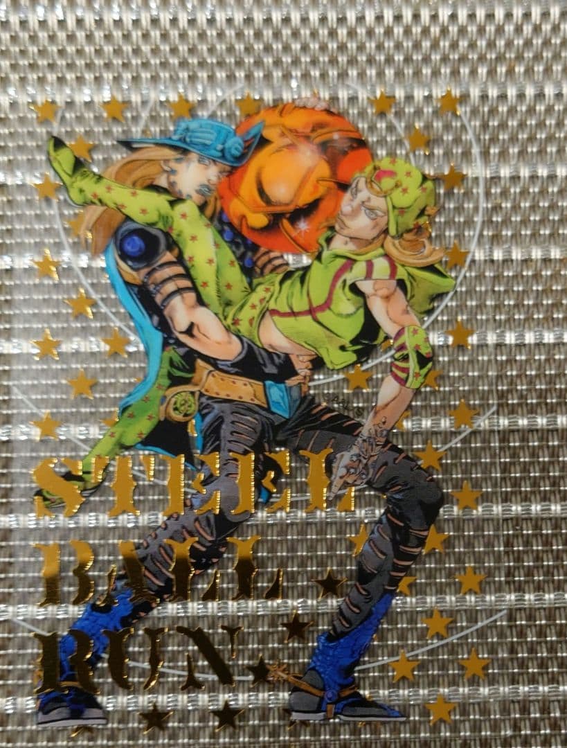 ジョジョキャラバン箔押しクリアカード ジョニィ・ジョースター