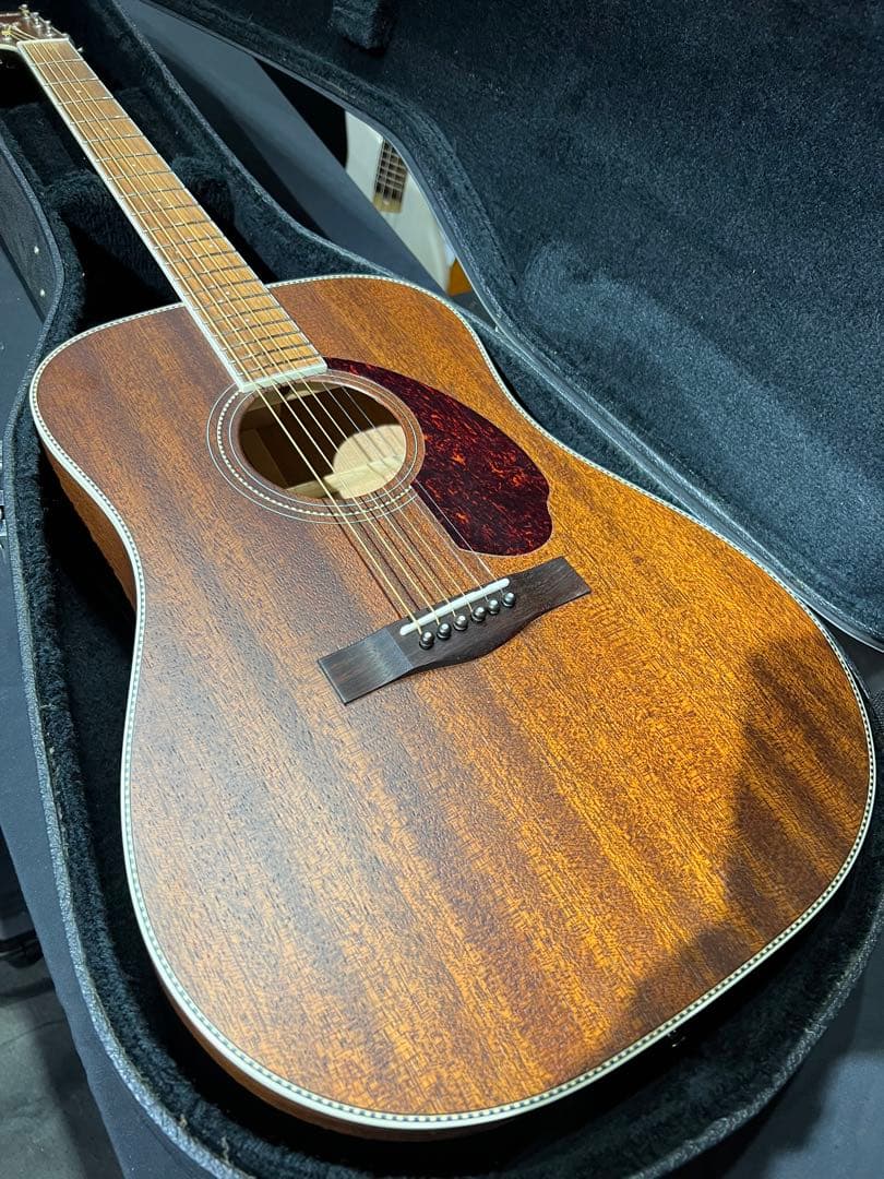 Fender PM-1 パラマウントシリーズ　オールマホガニー単板　ハードケース フェンダー、アコースティックギターの核とも言える木材にこだわった