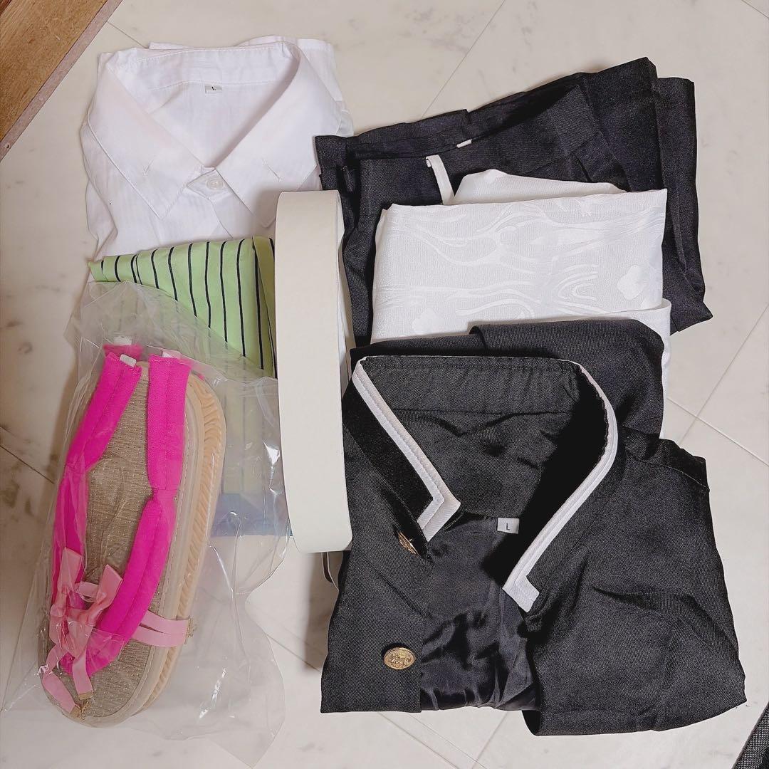 甘露寺蜜璃 コスプレ衣装 鬼滅の刃 甘露寺蜜璃 コスプレ衣装一式 ウィッグつき 新品 - メルカリ