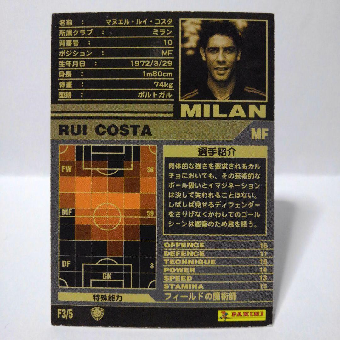 FA ルイ・コスタ フィールドの魔術師 A.C.ミラン WCCF PANINI - メルカリ