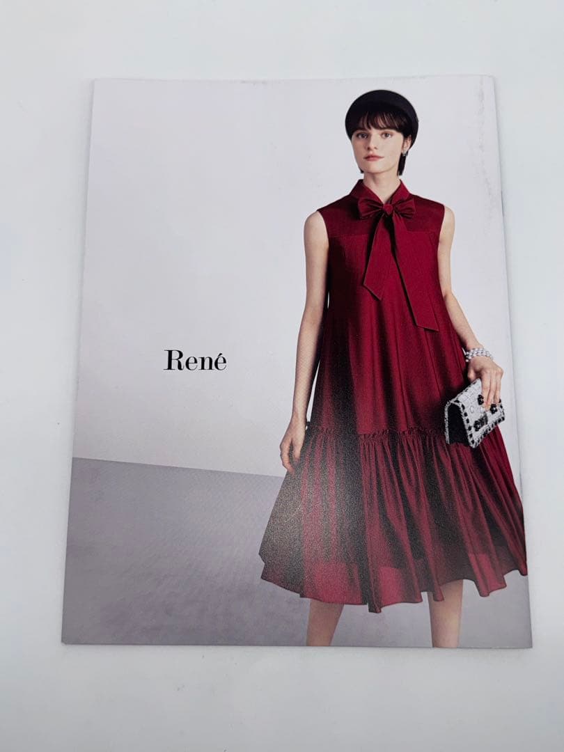 Reneルネ】DM掲載新品タグ付定価66,000円ウォッシャブルワンピース38