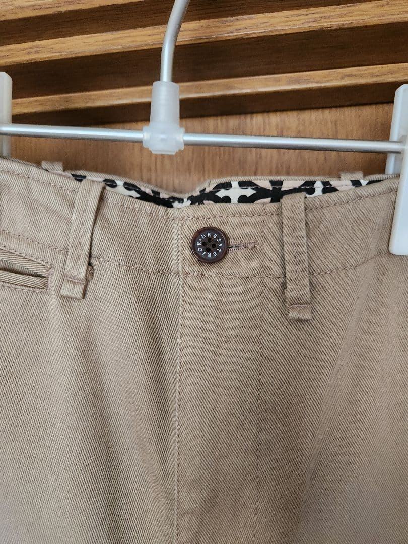 新品未使用・タグ付き】ドレステリア ヴィンテージワイドチノパンツ 36