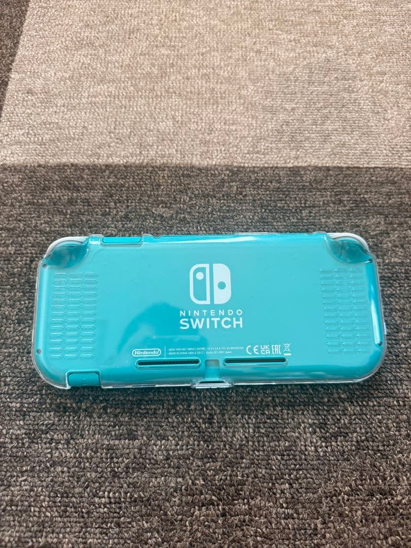 Nintendo Switch Lite アクアブルー ケース付き - メルカリ