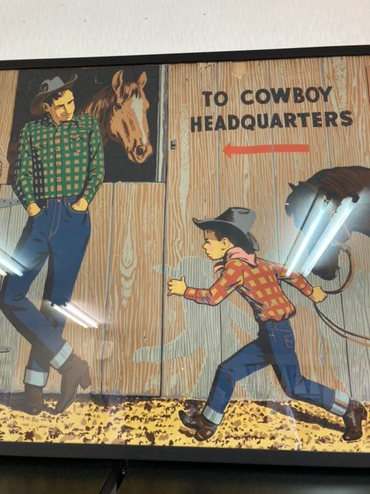 ヴィンテージ 1950 LEVI'S リーバイス 紙製 バナー 501XX - メルカリ