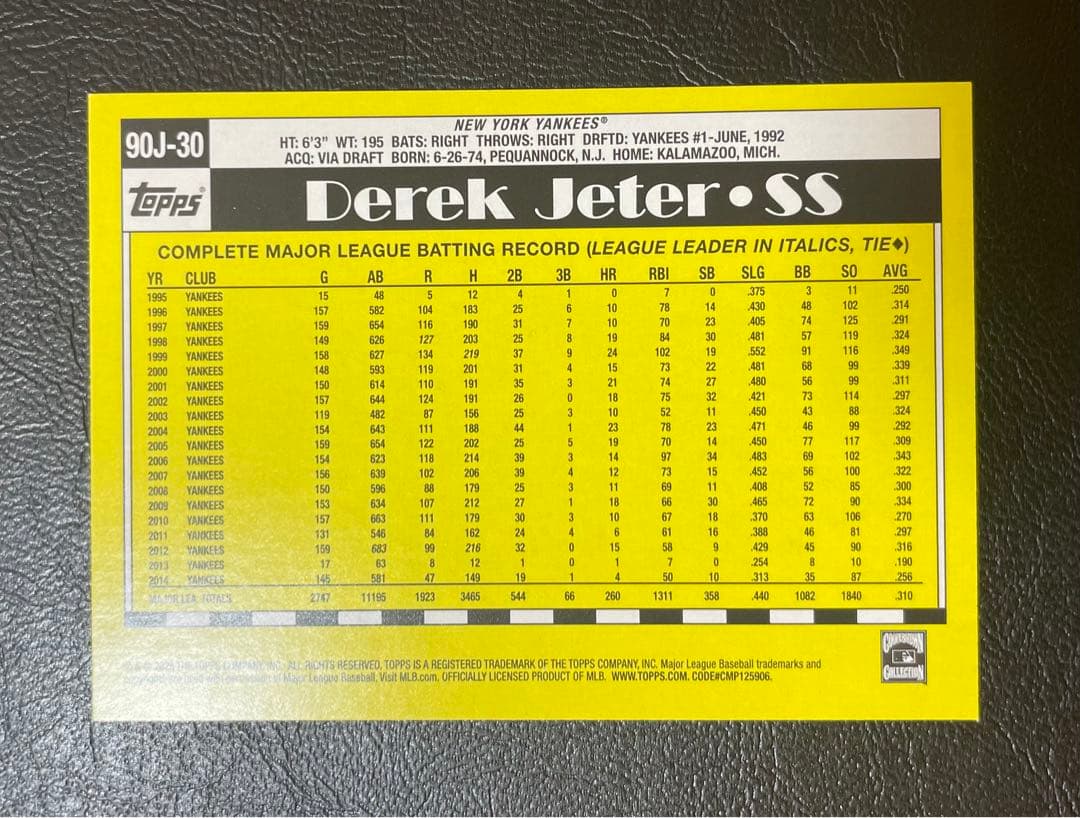 Topps 2025 Update デレク・ジーター Japan edition - メルカリ