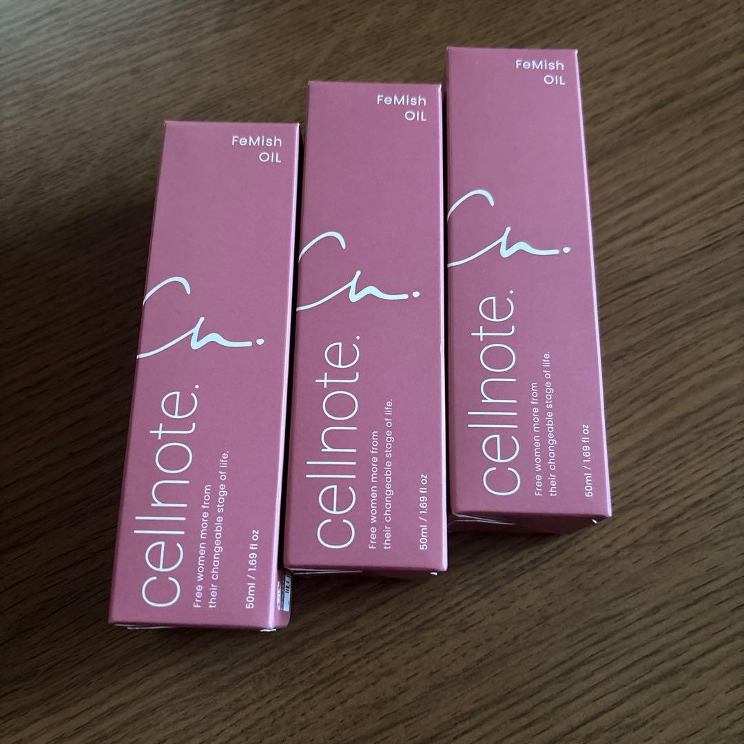 セルノート　cellnote FeMiSh OIL 50ml 3本　未開封 楽天市場】【公式】 cellnote. FeMish OIL 50ml シトラスバニラの香り