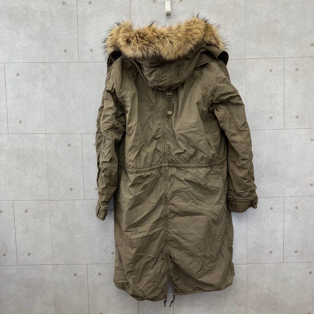 goa ライナー付き モッズコート ファー付き ミリタリー カーキ S