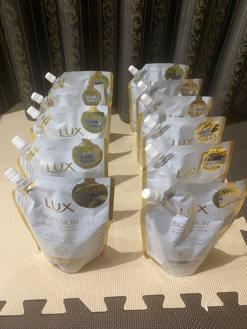 ユニリーバ　ラックス　バイオフュージョン　シャンプーコンディショナー11個セット ユニリーバ ラックスバイオフュージョン ブラックエディション