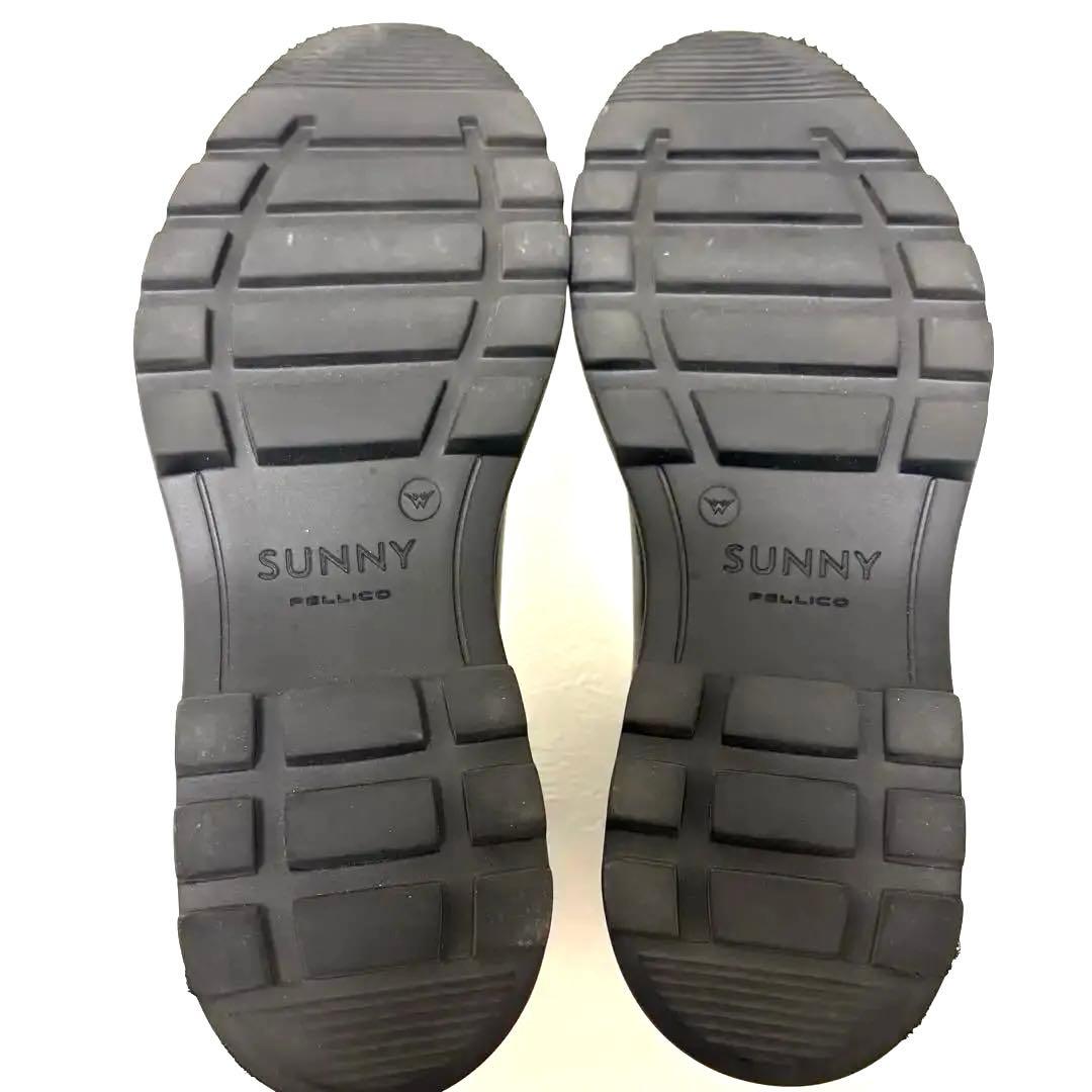 美品✨】ペリーコサニー サイドゴアブーツ ブラック パテントレザー