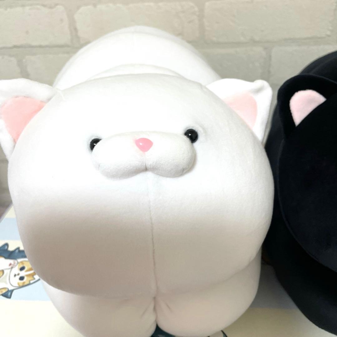 ぽちゃぽちゃ おキャット様 おおきなぬいぐるみ 2種セット - メルカリ