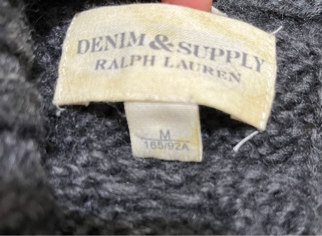 レア アルパカ混 ラルフローレン デニム&サプライ ニット カーディガン