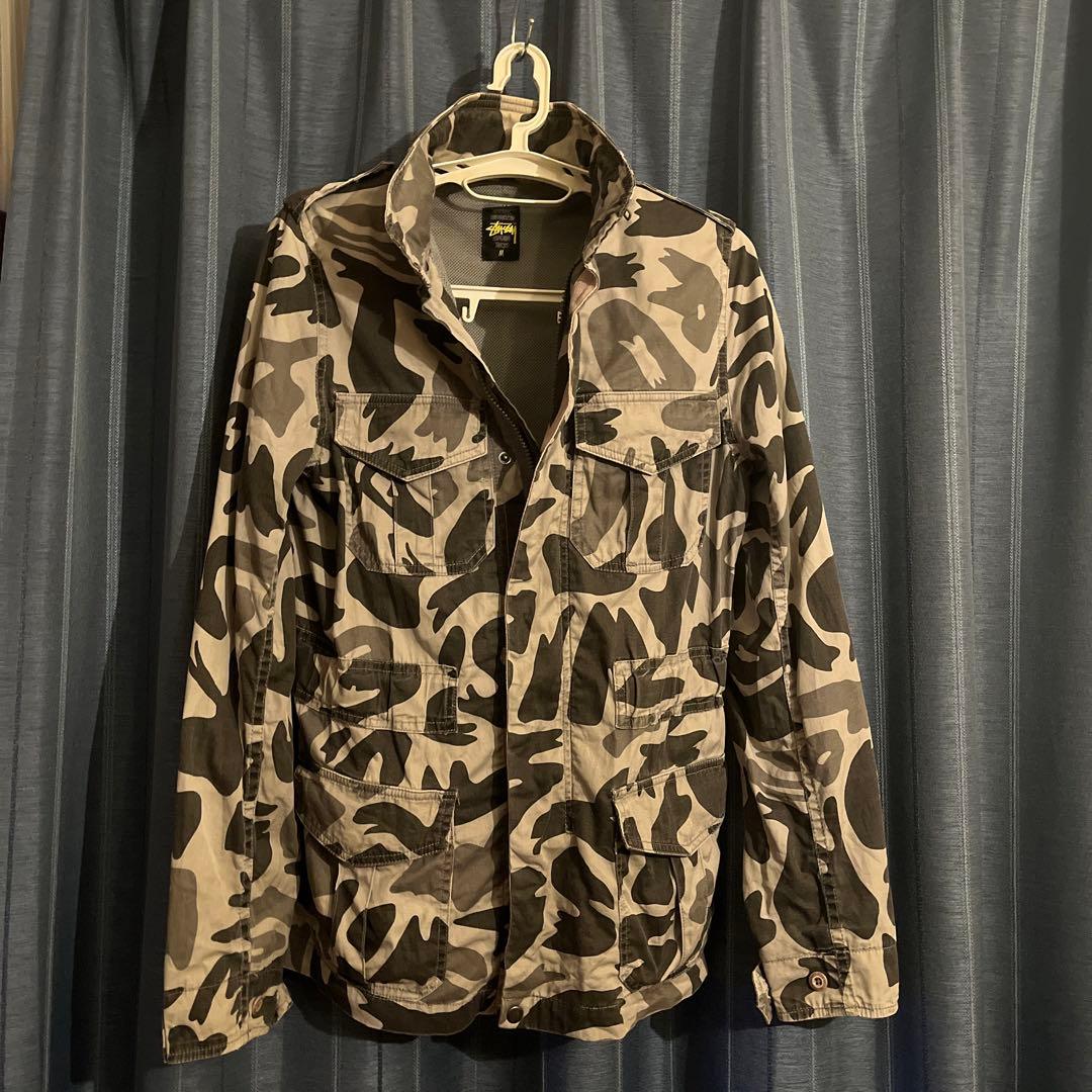 stussy 迷彩 ジャケット - メルカリ