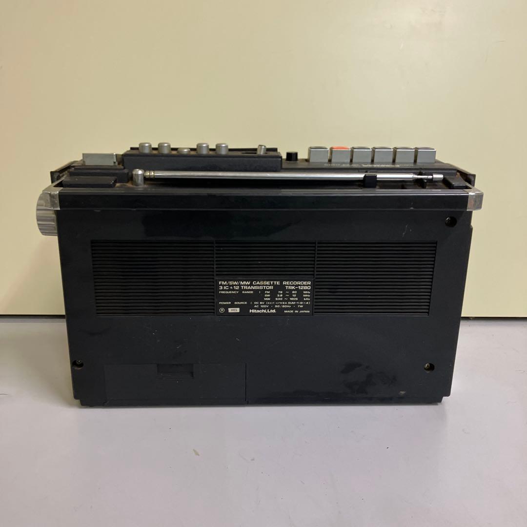 D-1 日立 HITACHI ラジカセ レトロ パディスコ TRK-1280 - メルカリ