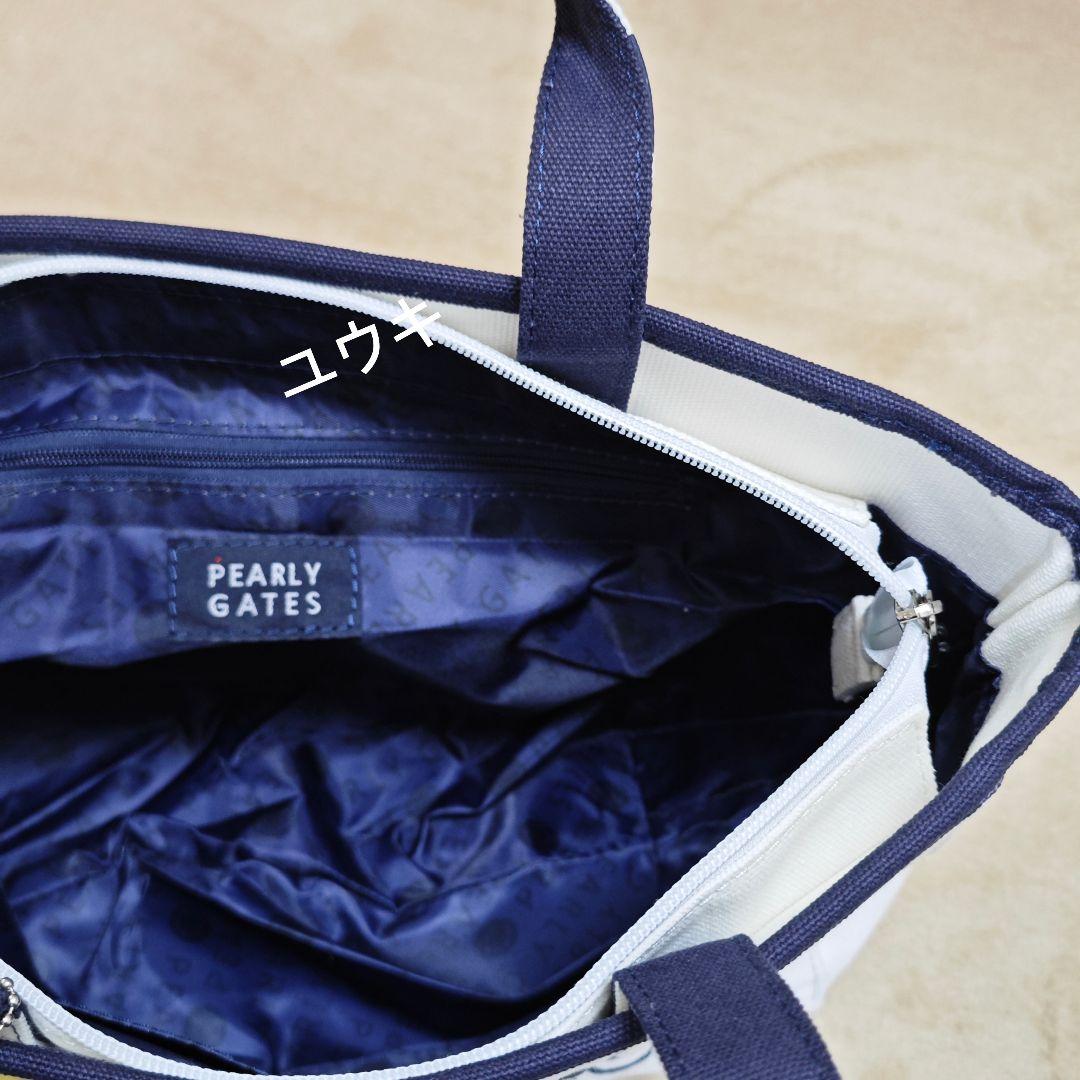 PEARLY GATES ダブルジッパーポーチ ゴルフ収納バッグ