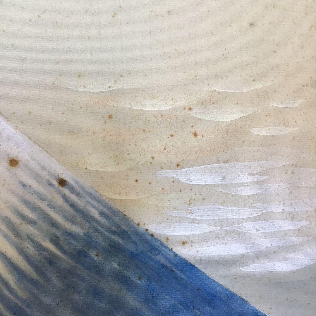 絵画 日本画 「富士山の図」 春水作 配送用箱 S5JFE - メルカリ