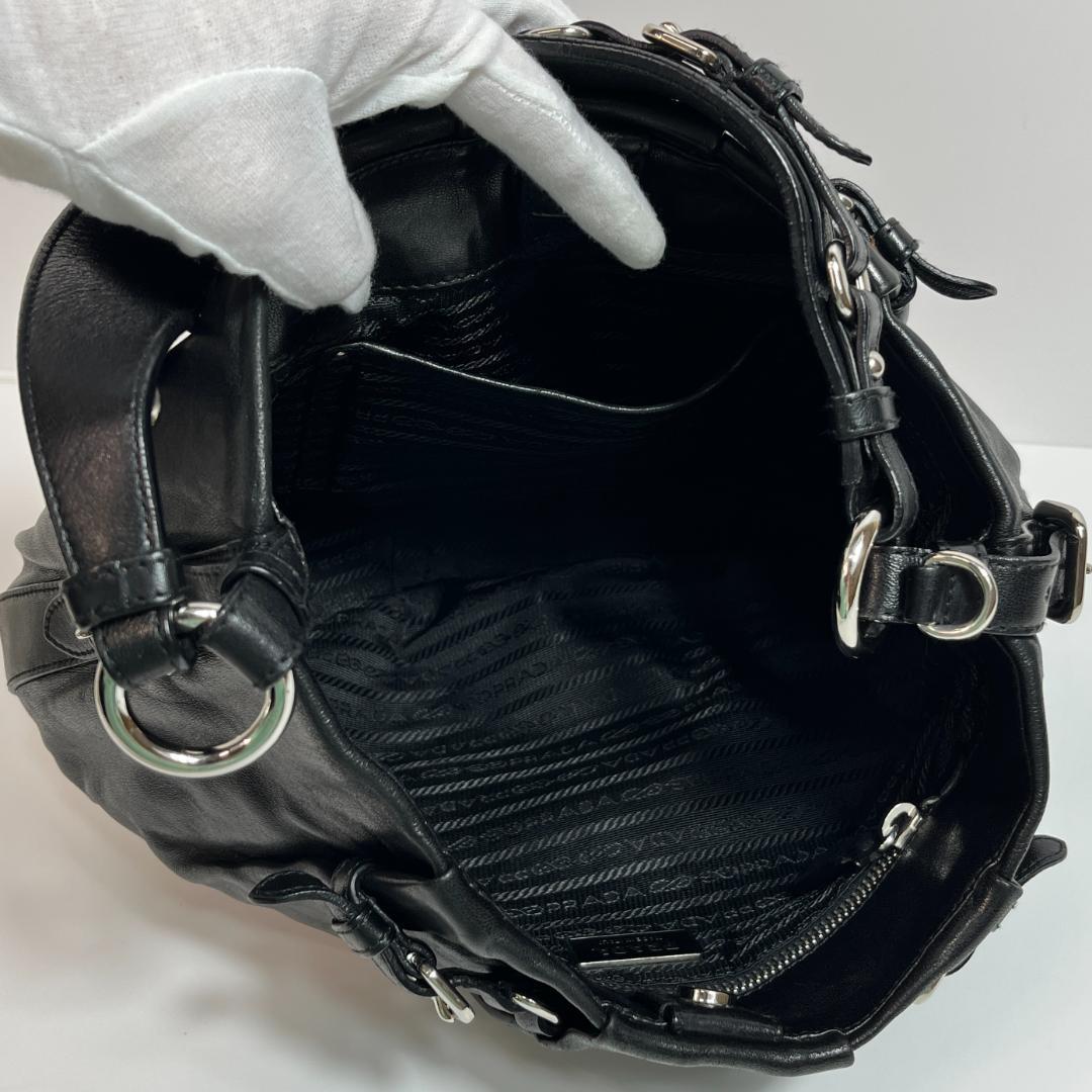 プラダ BR3615 ワンショルダーバッグ ブラック MBZ110 - メルカリ