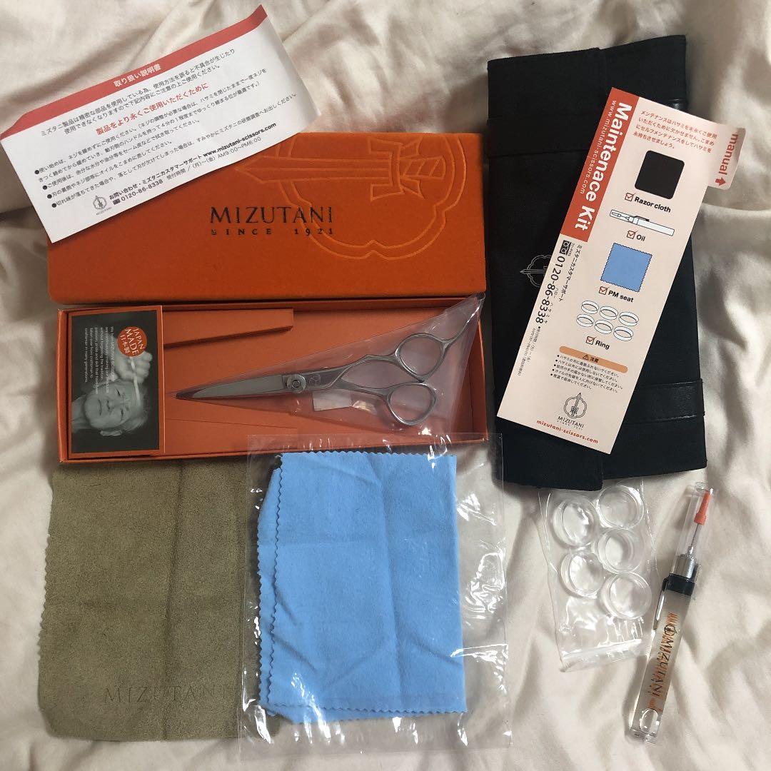 ミズタニ シザー ☆専用ケース＋オイル＋シート＋リング付き☆ セミカスタム・パーツなど | ミズタニシザーズ