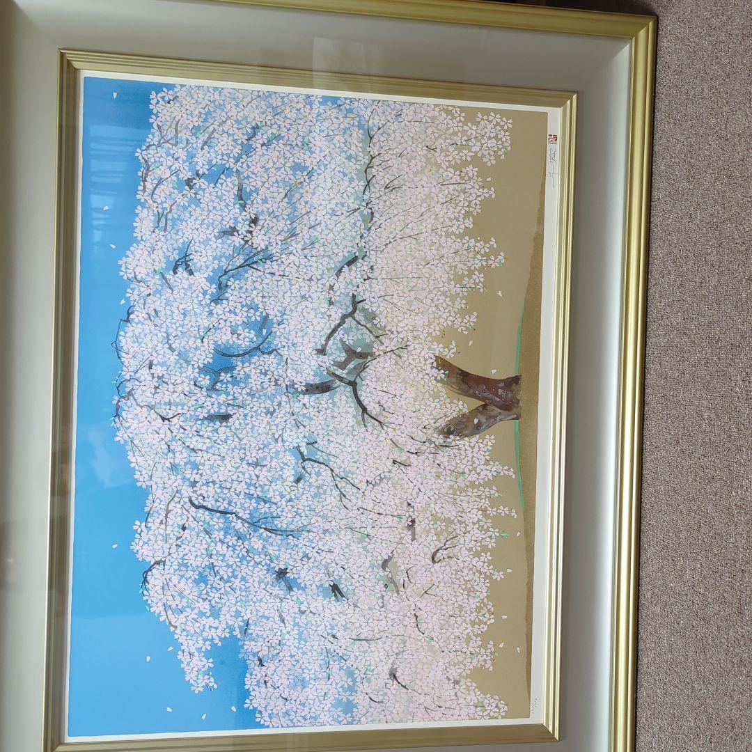 中島千波「高台寺の枝垂桜」 - メルカリ