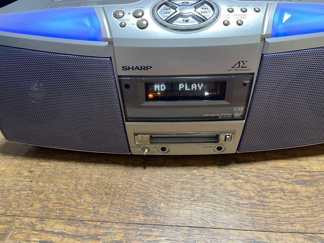 SHARP SD-FX100-A CD・MD・カセットデッキ - メルカリ