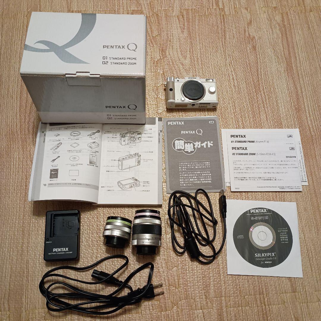 PENTAX Q ダブルレンズキット　リモートコントローラー付き Amazon | PENTAX ミラーレス一眼 Q ダブルレンズキット ホワイト