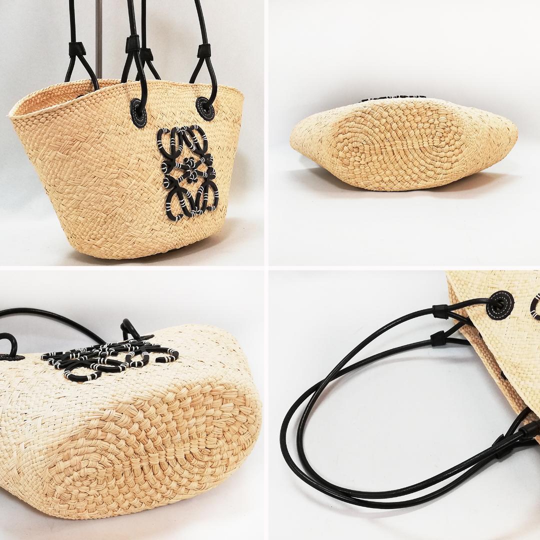 未使用級】ロエベ LOEWE アナグラム バスケットバッグ スモール - メルカリ