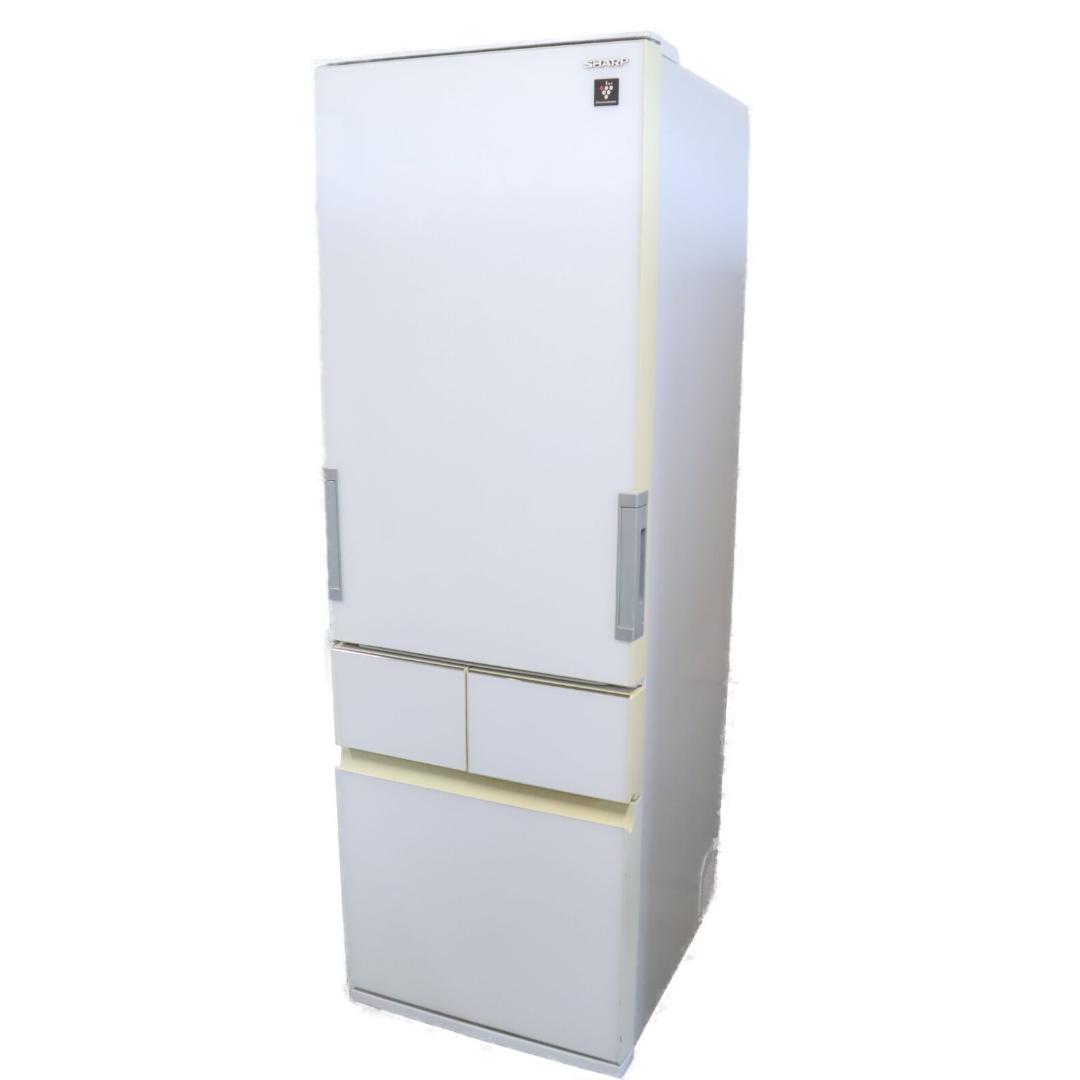 SHARP SJ-GT42E-W 冷蔵庫 415L B73 シャープ SHARP 冷蔵庫 4ドア プラズマクラスター冷蔵庫 どっちもドア