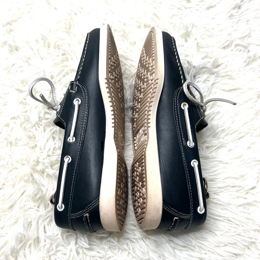 【美品】 パラブーツ デッキシューズ BARTH ネイビー 25.5cm