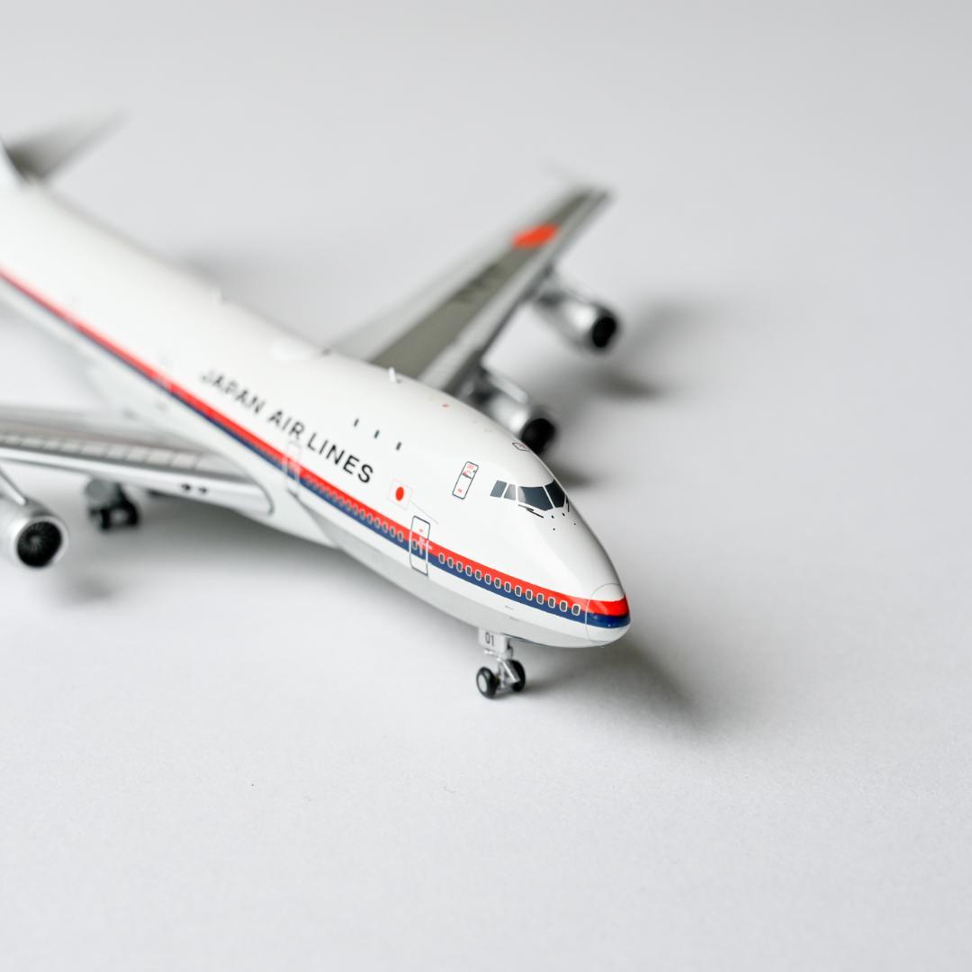 JAL 日本航空 B747-100 旧鶴丸 JA8101 HX 1/400 - メルカリ
