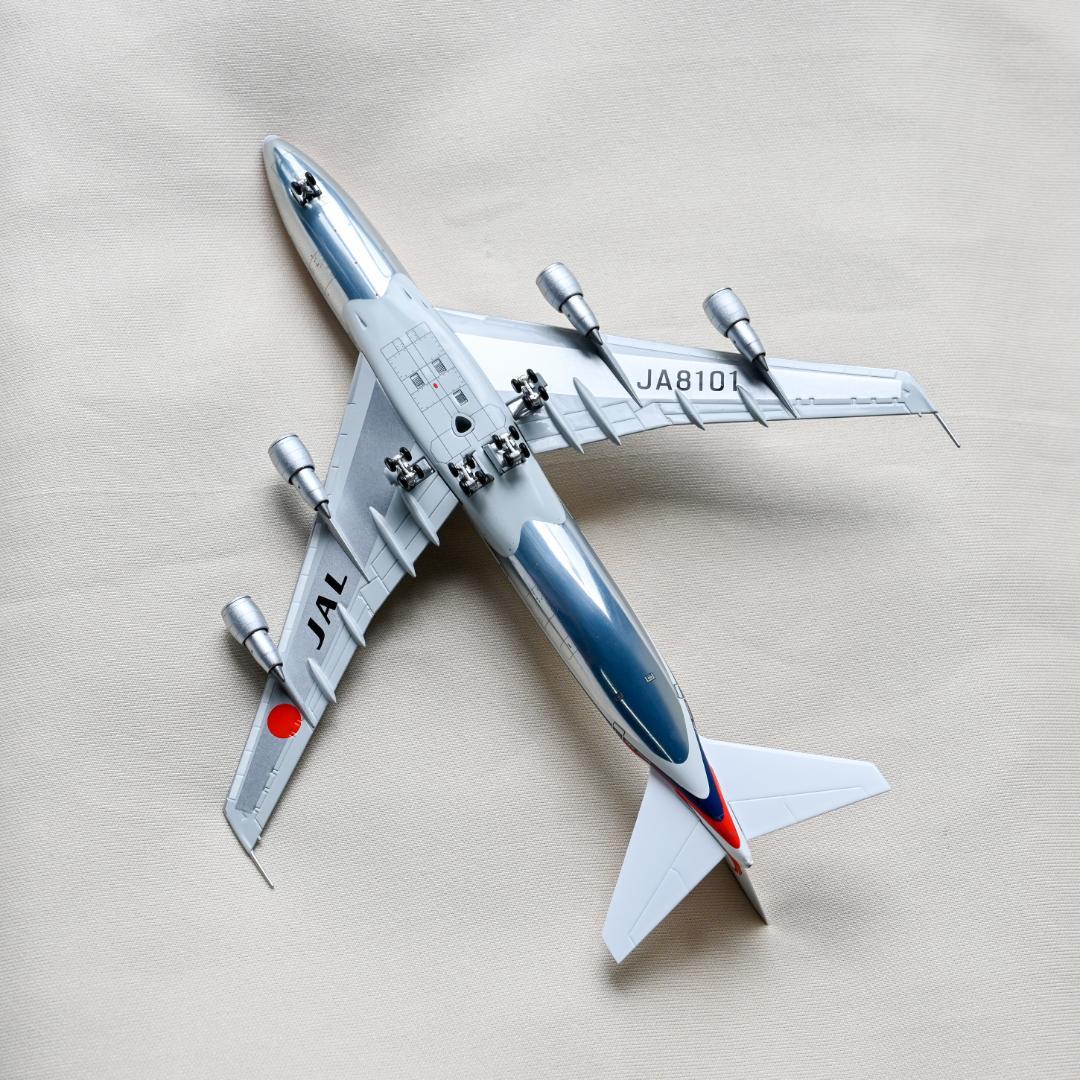 JAL 日本航空 B747-100 旧鶴丸 JA8101 HX 1/400 - メルカリ