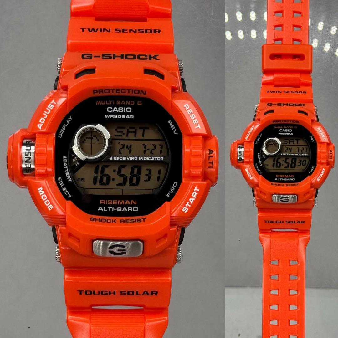 未使用 箱説タグ付 G-SHOCK GW-9200RJ ライズマン 電波ソーラー - メルカリ