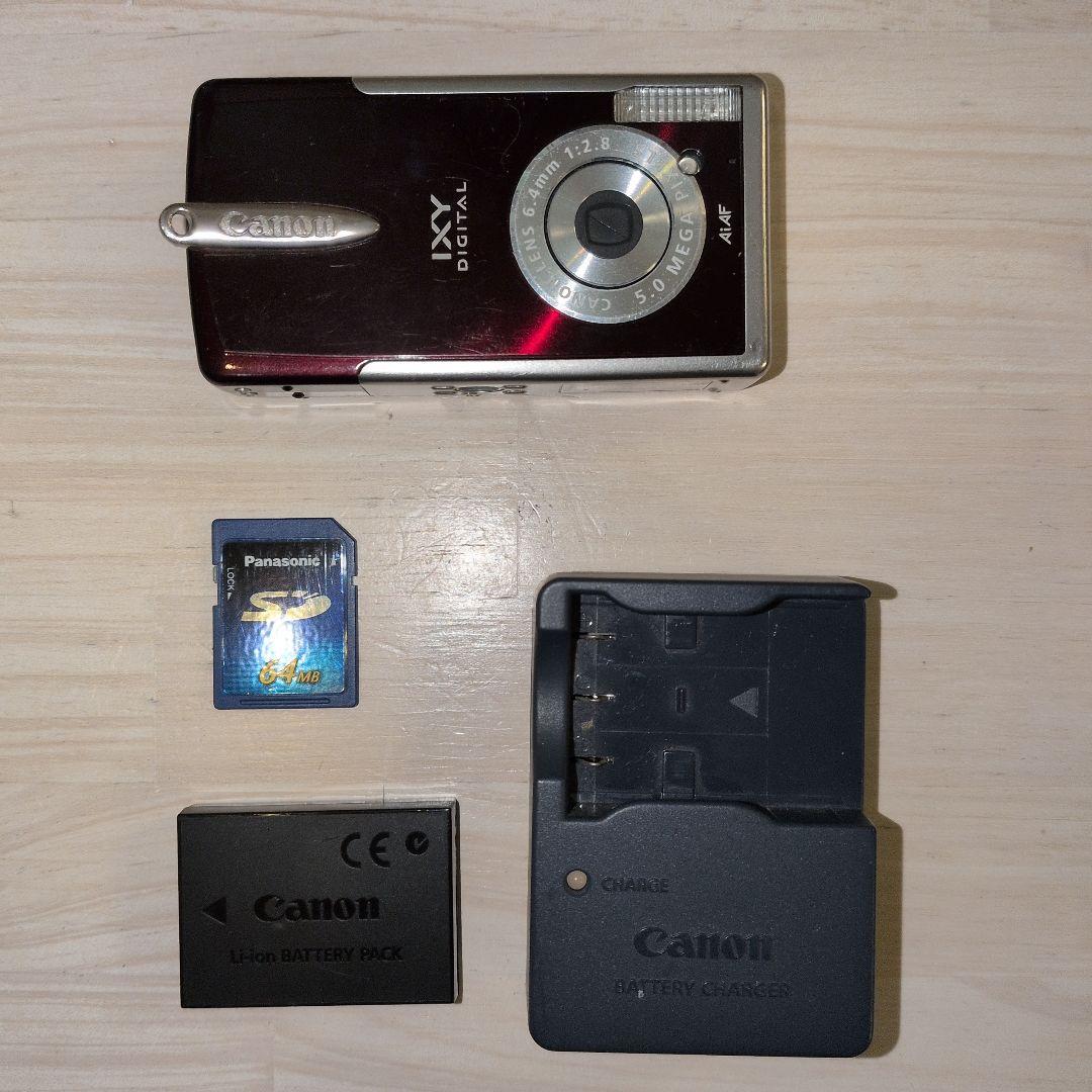 動作良好・マニュアル完備】Canon IXY DIGITAL 600 ボルドー