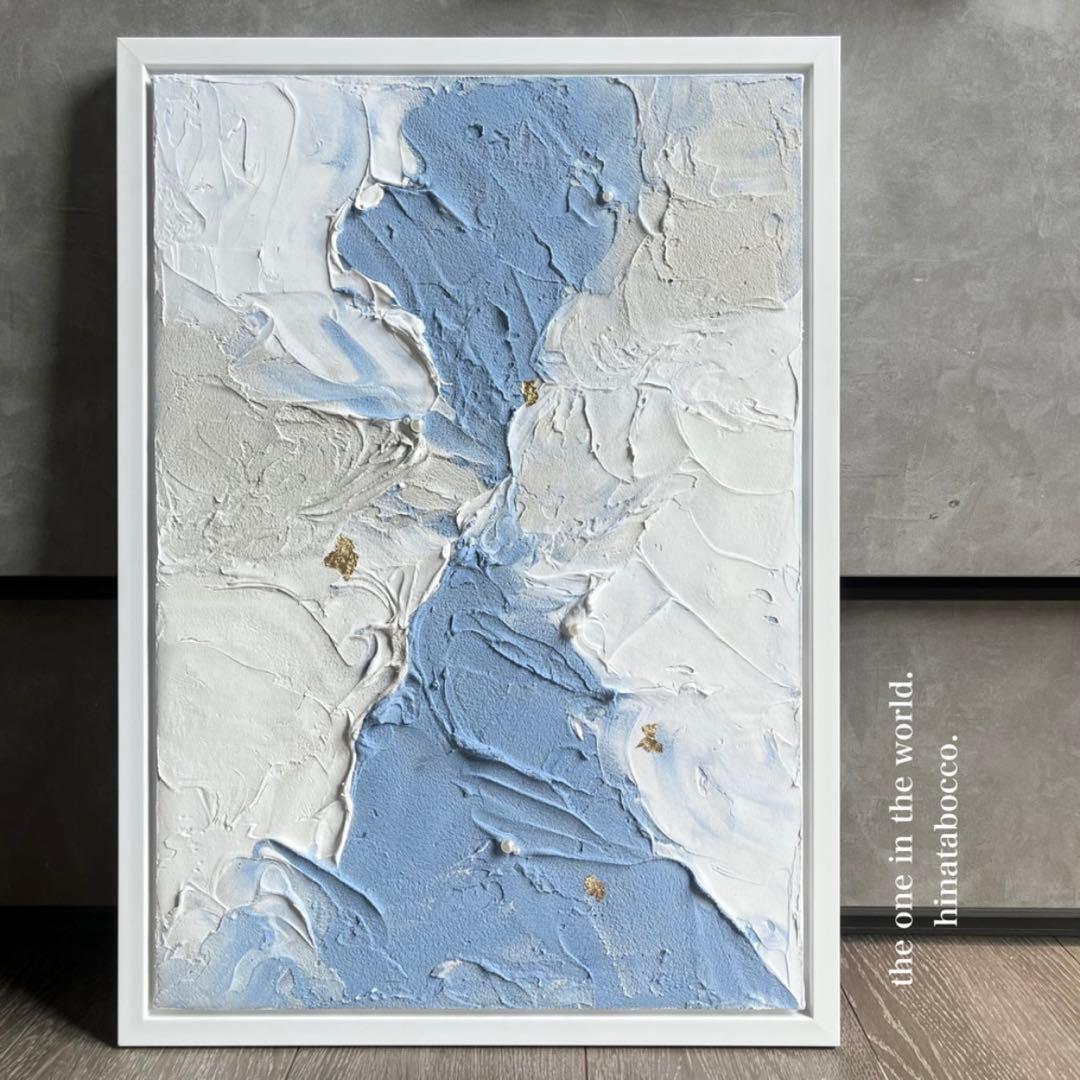 現代アート　53×38㎝　大きめ　モダン　アートパネル　インテリア　抽象画 現代アート 65×53㎝ 大きめ モダン 絵画 原画 抽象画 アートパネル