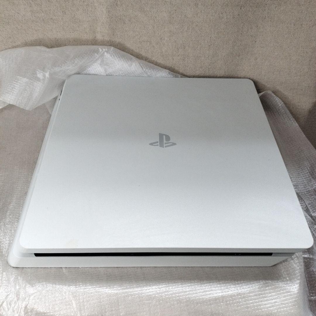 ホワイト PS4 本体 500GB コントローラー付 - メルカリ