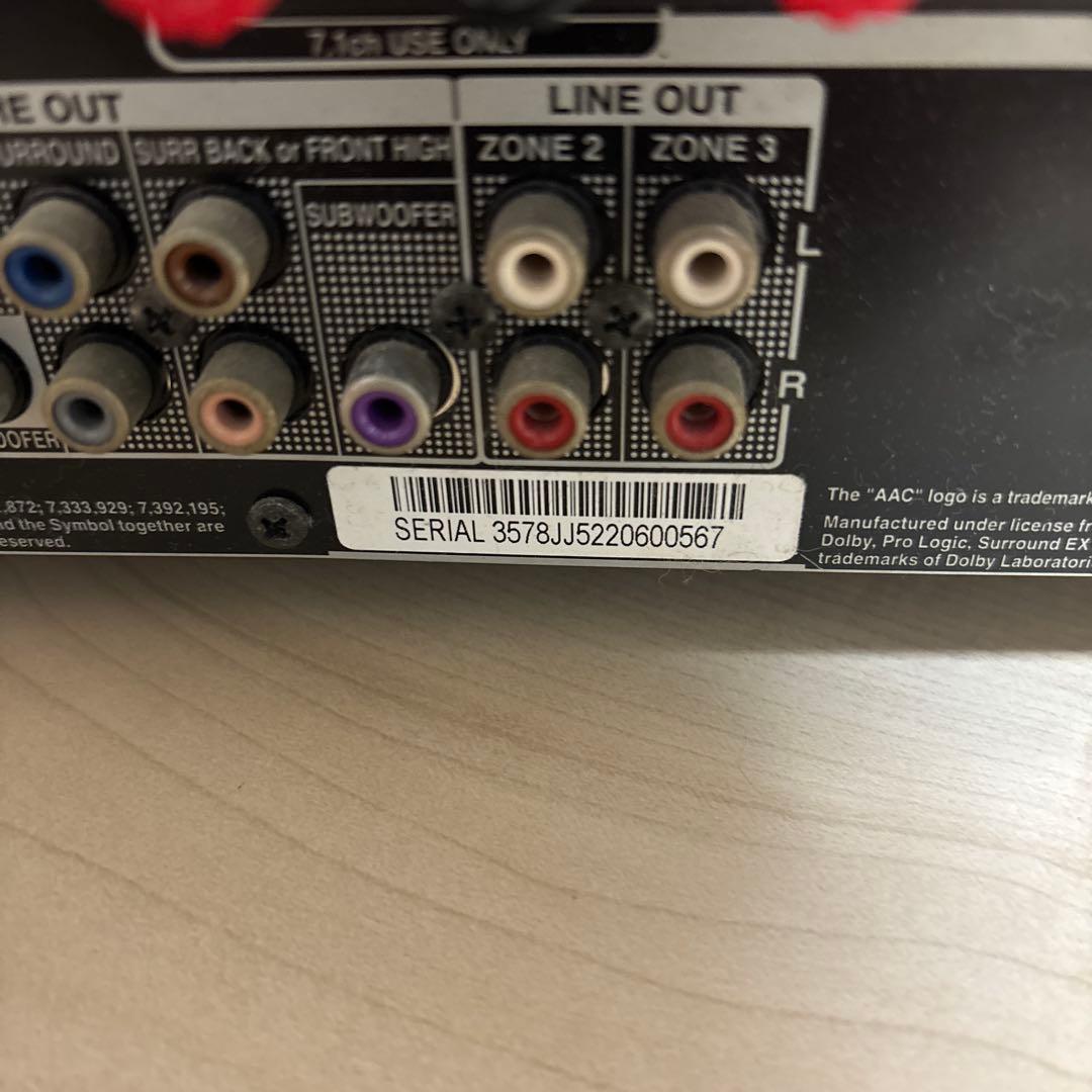 ジャンク】ONKYO AVレシーバー TX-NR616 7.1ch対応 - メルカリ