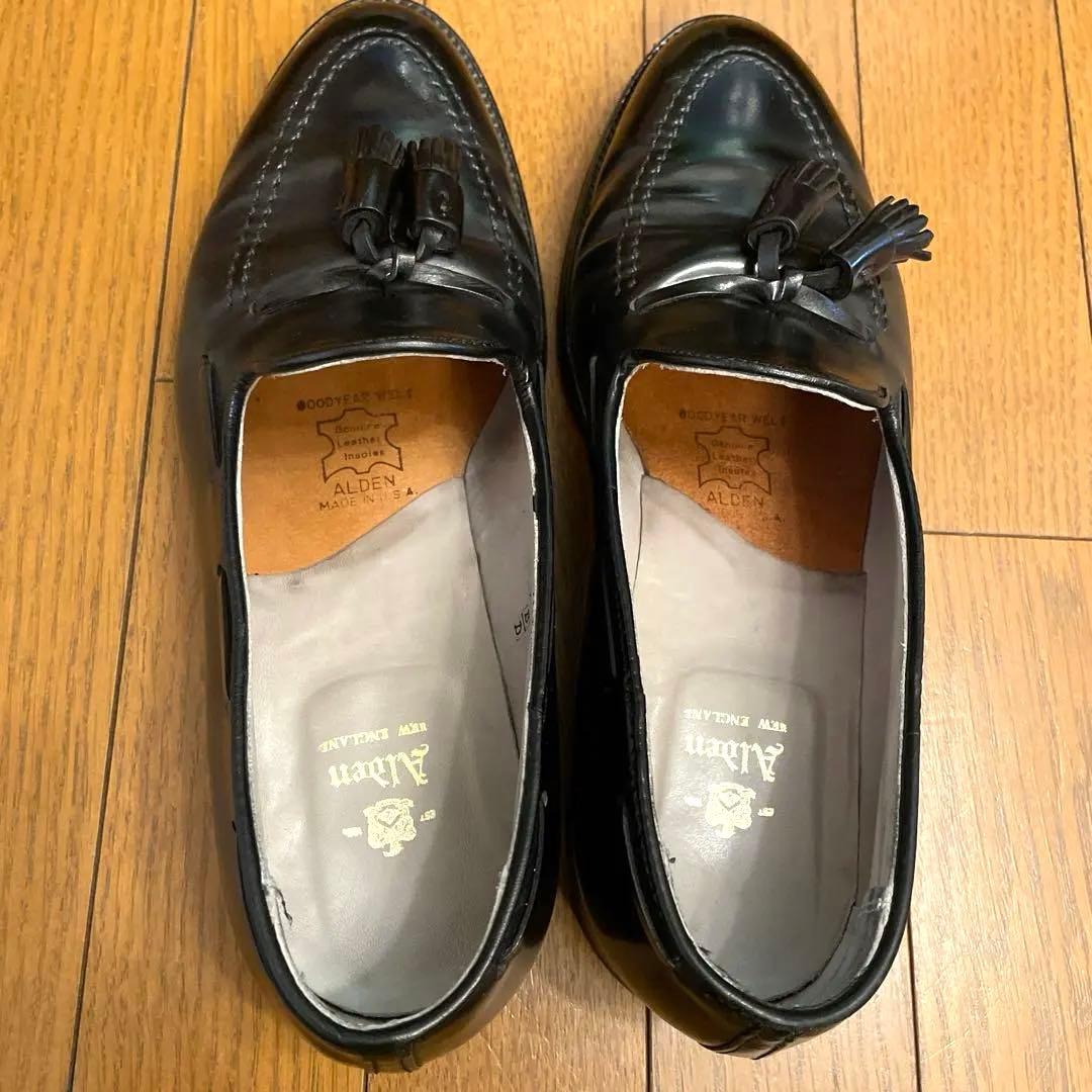 オメガ様の専用】Alden黒コードバンタッセルローファー664 - メルカリ