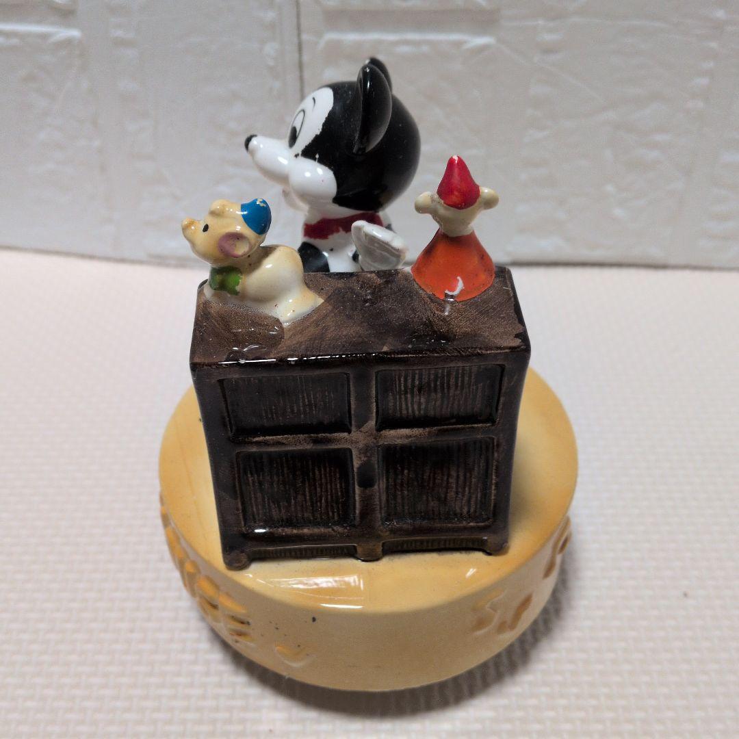 ☆希少☆ ミッキーマウス オルゴール ヴィンテージ ディズニー 磁器