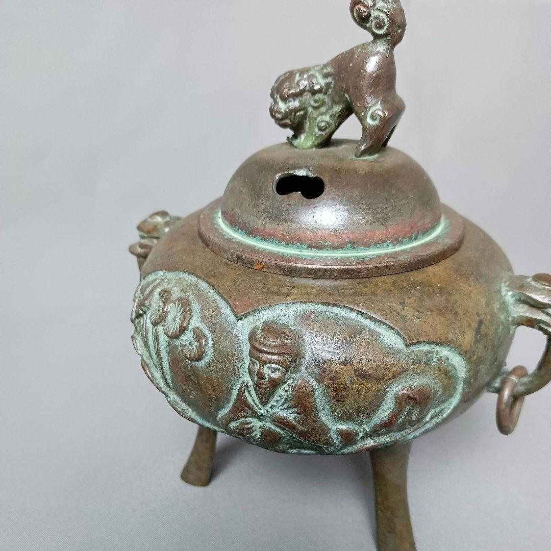 時代物 長谷川 雅山 中国 三賢人 青銅 香炉 - メルカリ
