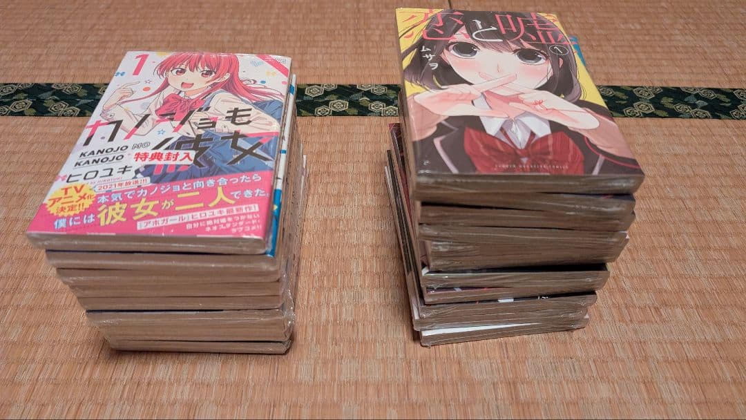 ・カノジョも彼女 1〜9巻 ・恋と嘘 1〜12巻