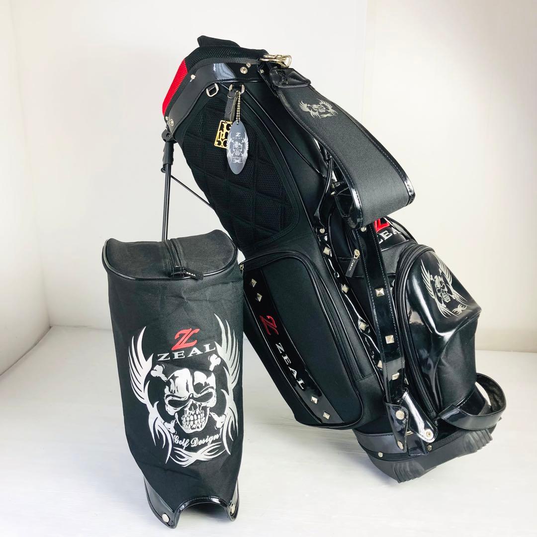 ジール ゴルフバッグ キャディバッグ スタンドタイプ ブラック - メルカリ