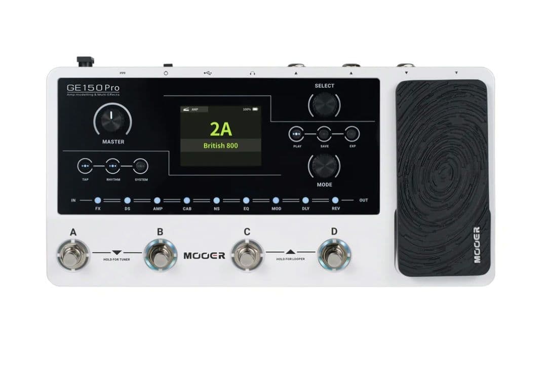 【限定セール15,000】MOOER GE150 Proギターマルチエフェクター GE150Pro-Li-01.png?v=1728970622