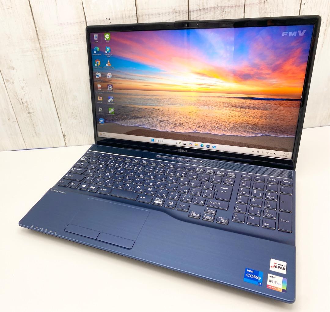 富士通 Core i7-1195G7 SSD1TB+HDD1TB メモリ32GB 富士通（FUJITSU） 【今だけ新品SSD1TB×メモリ16GB】富士通 ノート