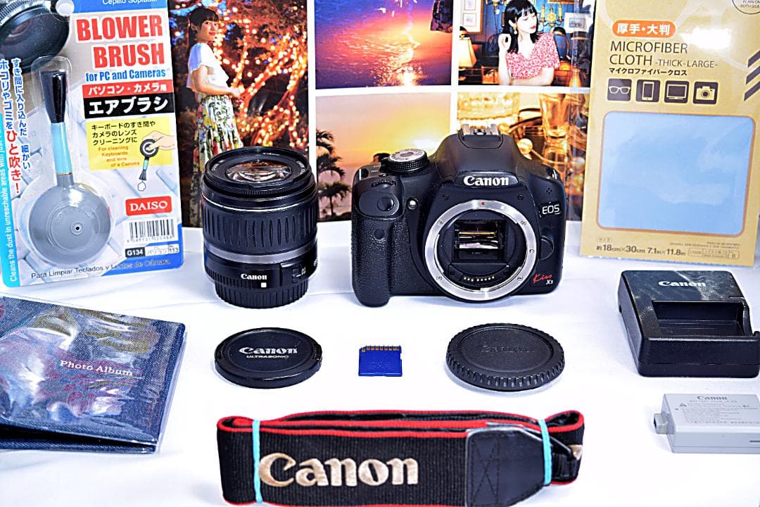 ❤初心者お勧め❤スマホ転送ＯＫ❤動画撮影❤kiss x3❤届いてすぐ使える❤