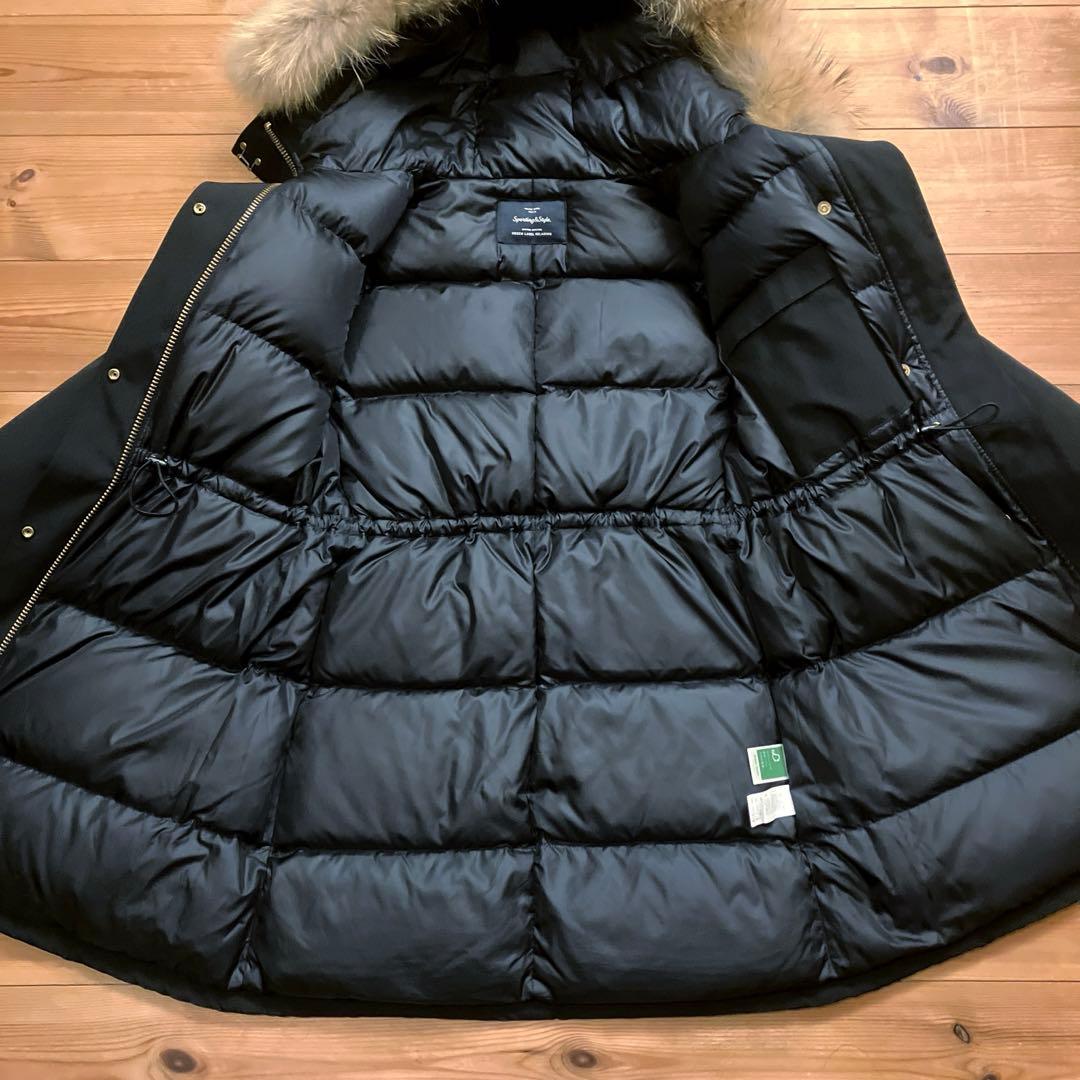 美品✨GREEN LABEL RELAXING ハッスイマウンテンダウンコート - メルカリ