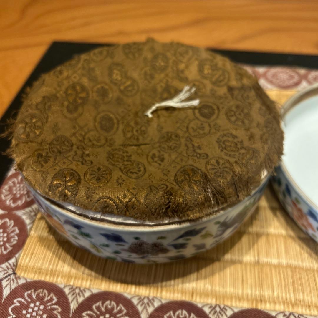 万暦赤絵 龍と鳳凰の蓋物 縁起良 - メルカリ