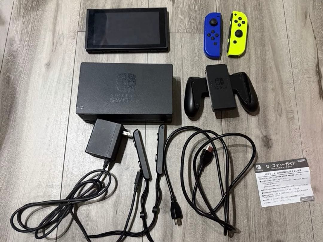 美品】Nintendo Switch 本体 ネオンブルー/ネオンイエロー - メルカリ