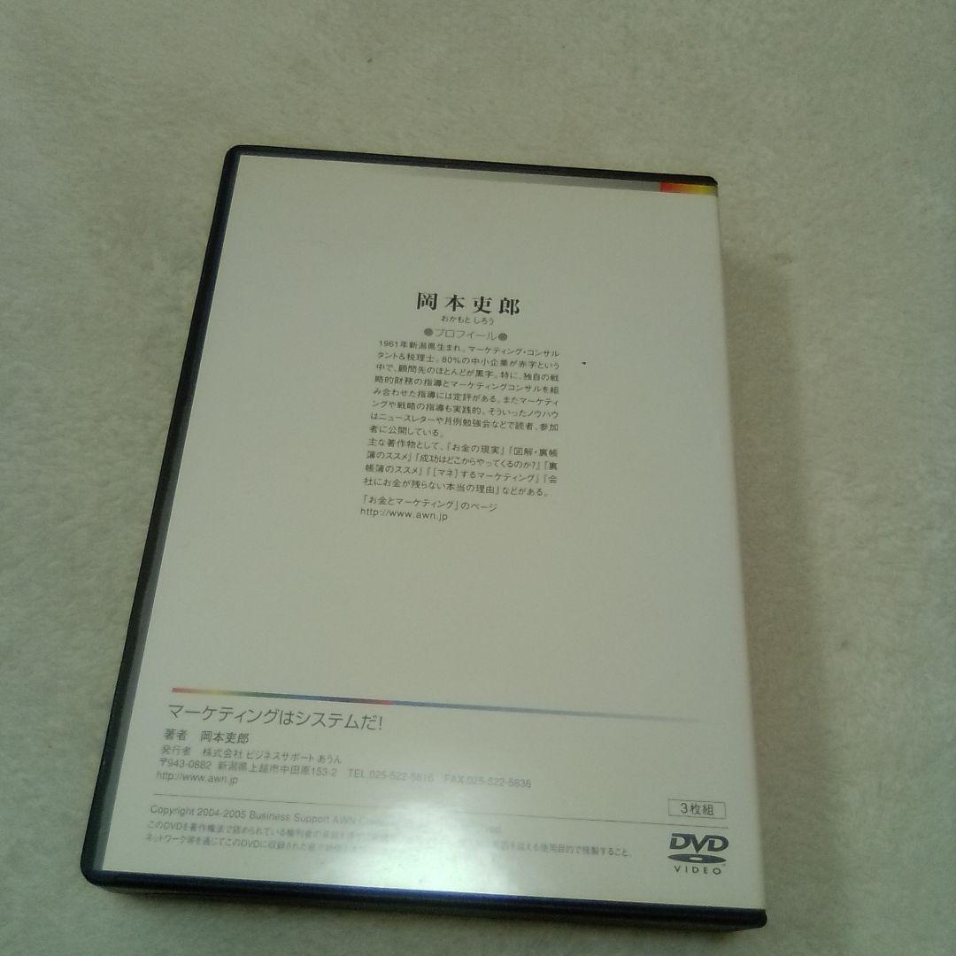 岡本吏郎 DVD【マーケティングはシステムだ★DVD3枚★ 定価30888円