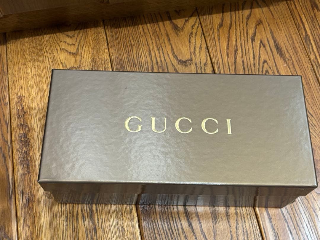 GUCCI グレー レインシューズ 37 23.5cm