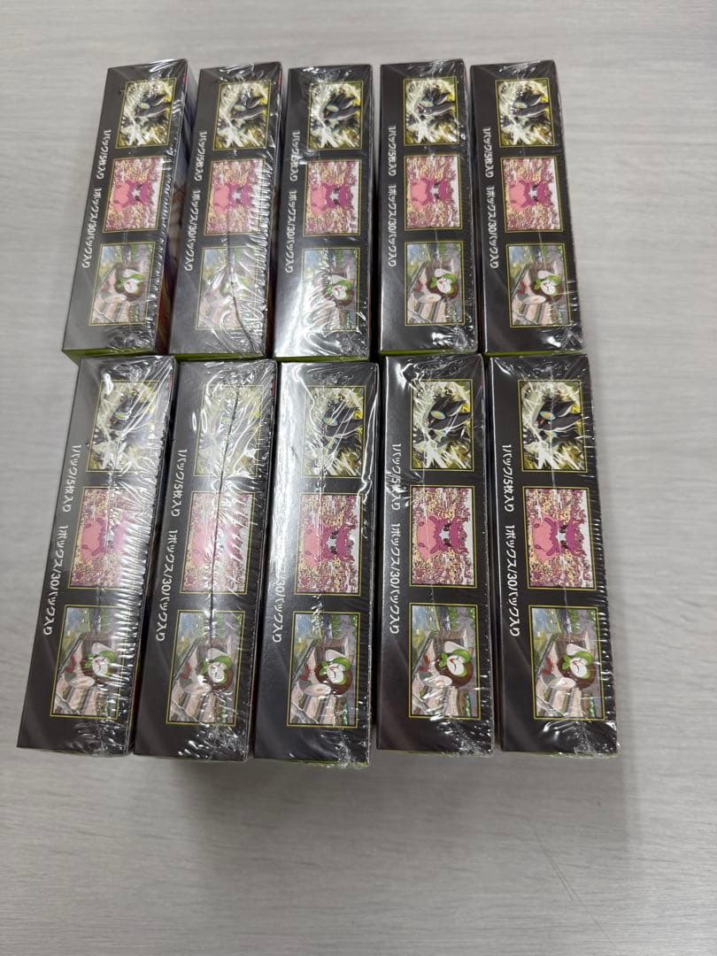 ポケモンカードゲーム ムニキスゼロ BOX未開封品シュリンク付き10個