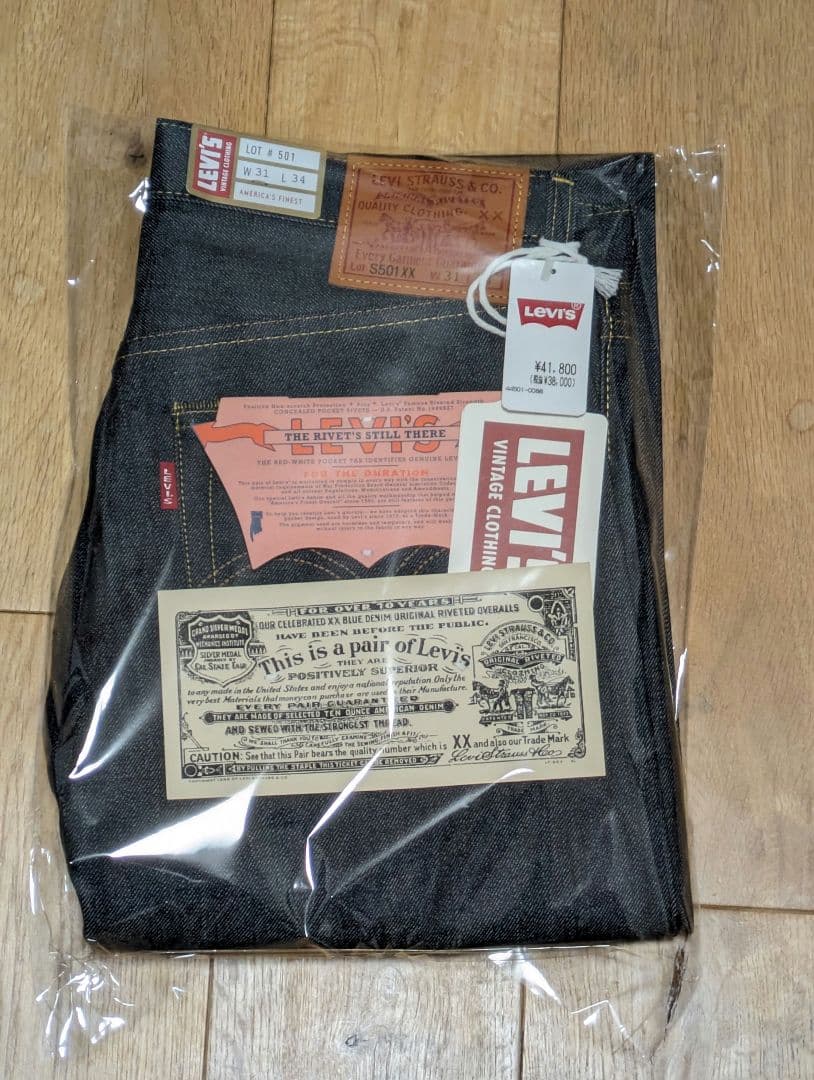 新品 リーバイス S501XX 大戦モデル1944年 W31×L34 - メルカリ