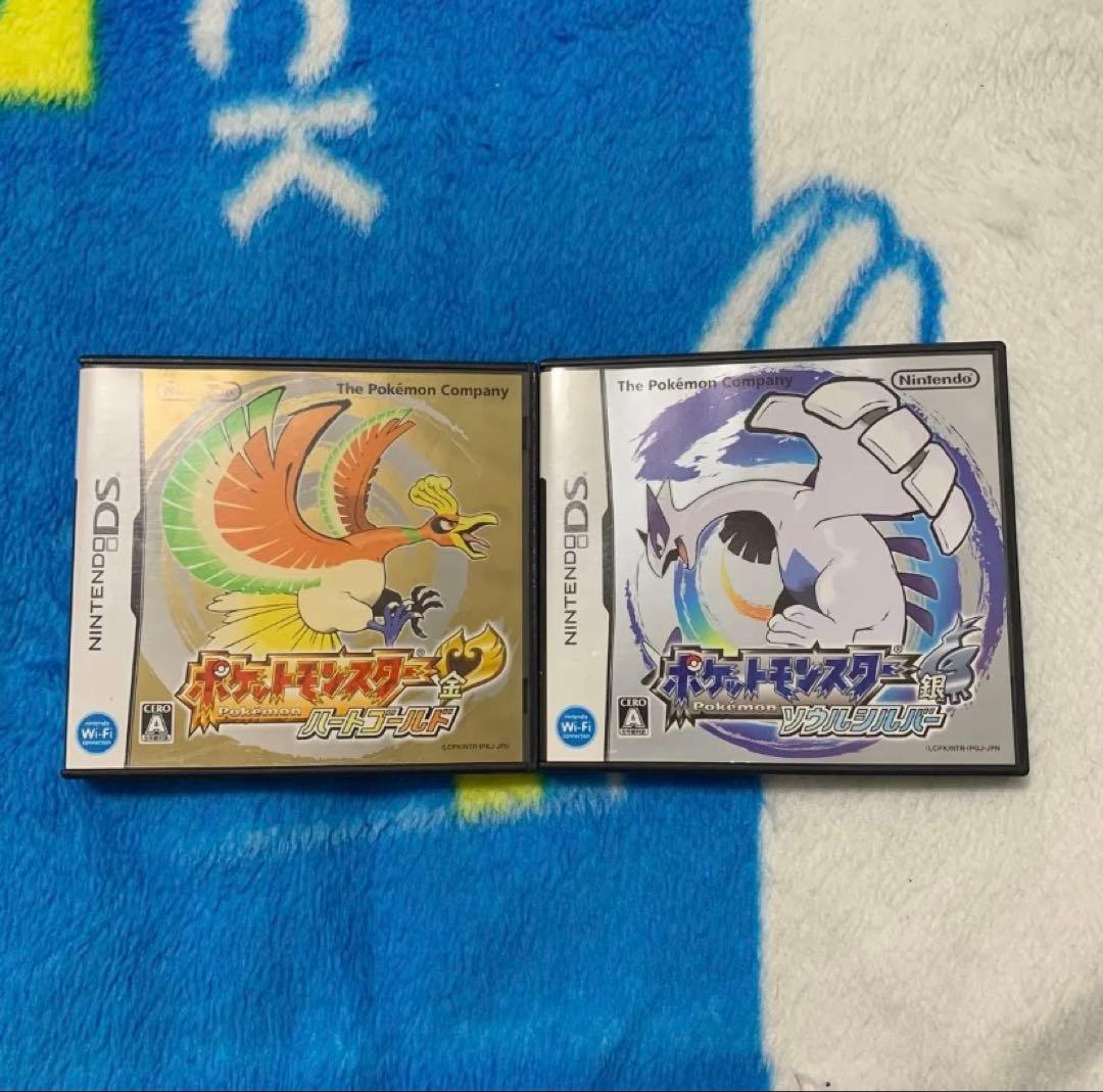 ポケットモンスター ハートゴールド・ソウルシルバーセット - メルカリ